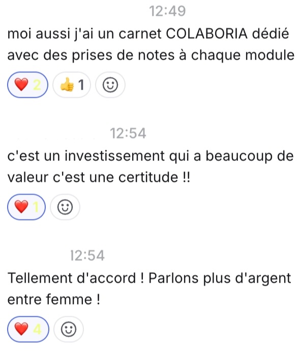 Capture de témoignage alumnie