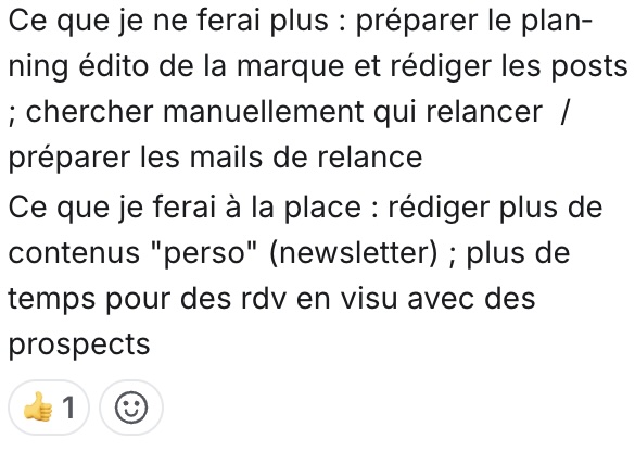 Capture de témoignage alumnie
