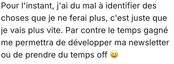 Capture de témoignage alumnie